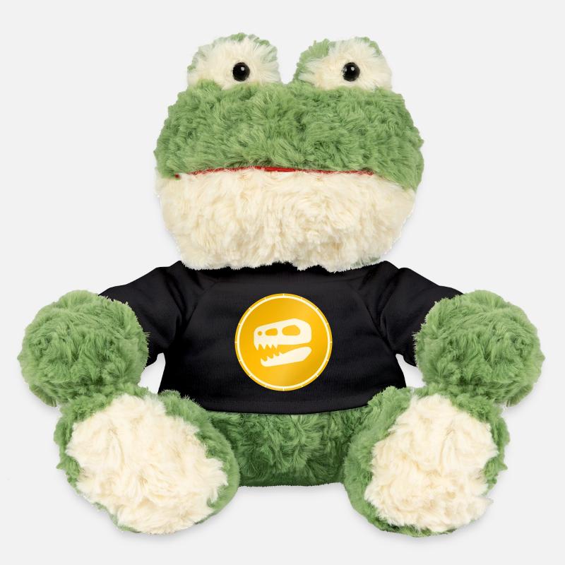 Crâne de dinosaure doré - Grenouille Torge MiniFeet® - noir