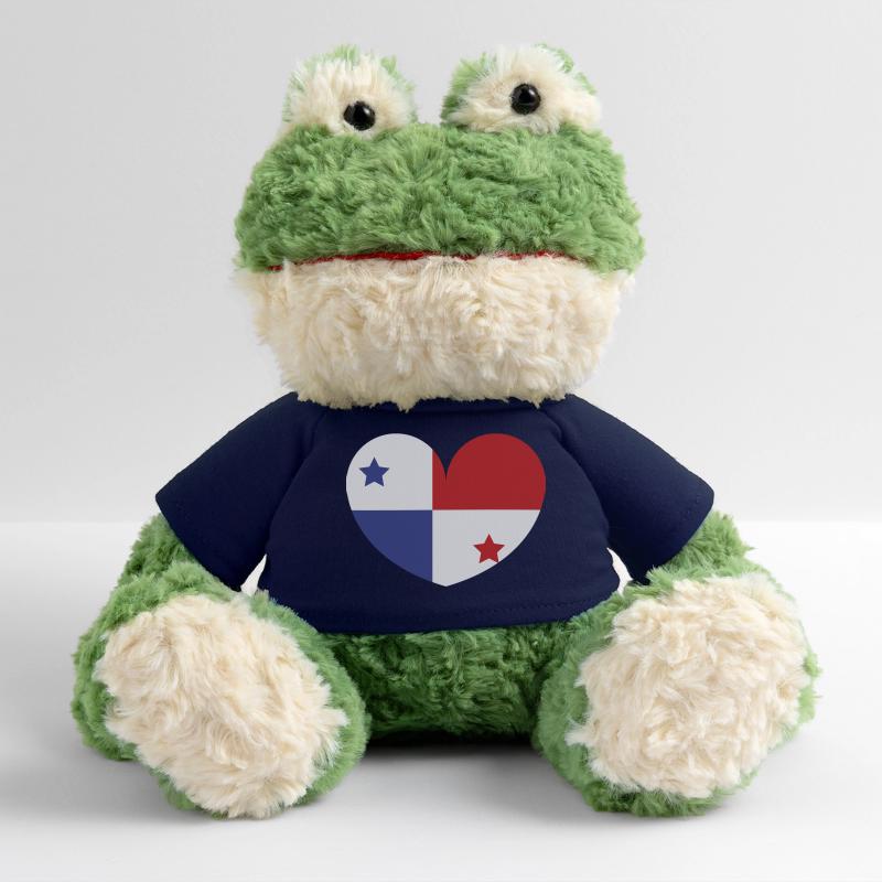 Drapeau du cœur du Panama Grenouille Torge MiniFeet®