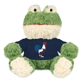Coq vibrant bleu rouge - Grenouille Torge MiniFeet® - bleu marine - Devant