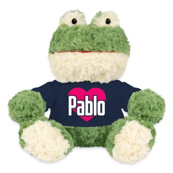 I Love Pablo Pink Heart I Love Pablo - MiniFeet® Frog Torge - french navy - Front
