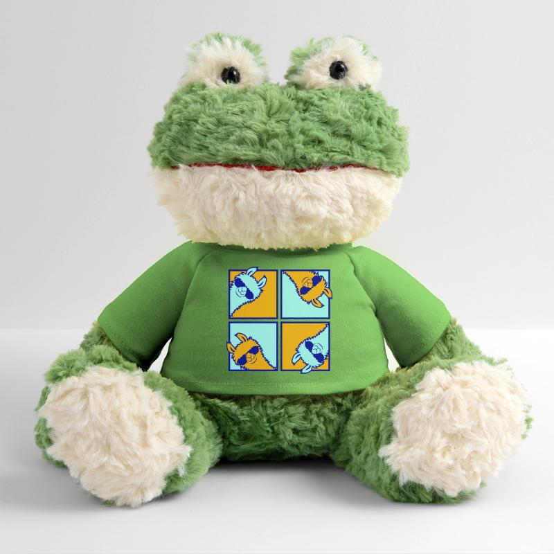 Four Colorful Llamas Tile Pattern 4 Pop Art Alpacas MiniFeet® Frog Torge