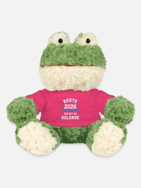 Rente 2026 Eine Legende - MiniFeet® Frosch Torge - Pink