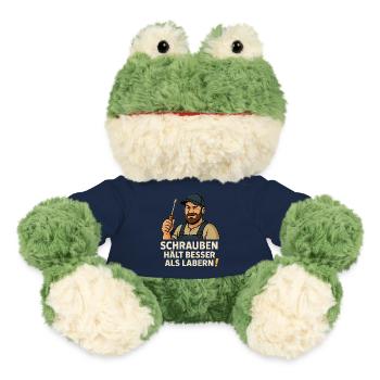 Schrauben hält besser als Labern - MiniFeet® Frosch Torge - French Navy - Vorne