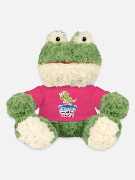 TRICERATOPS-Trampolin - MiniFeet® Frosch Torge - Pink