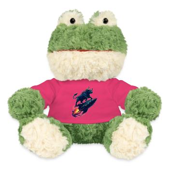 Stock Bull Bull Chart Profit Rocket Gift - Grenouille Torge MiniFeet® - rose - Devant