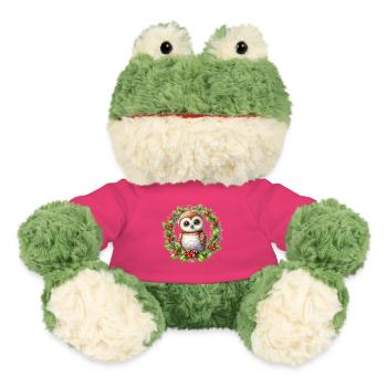 Stechpalmen-Eulenkranz in der Feiertagssaison - MiniFeet® Frosch Torge - Pink - Vorne