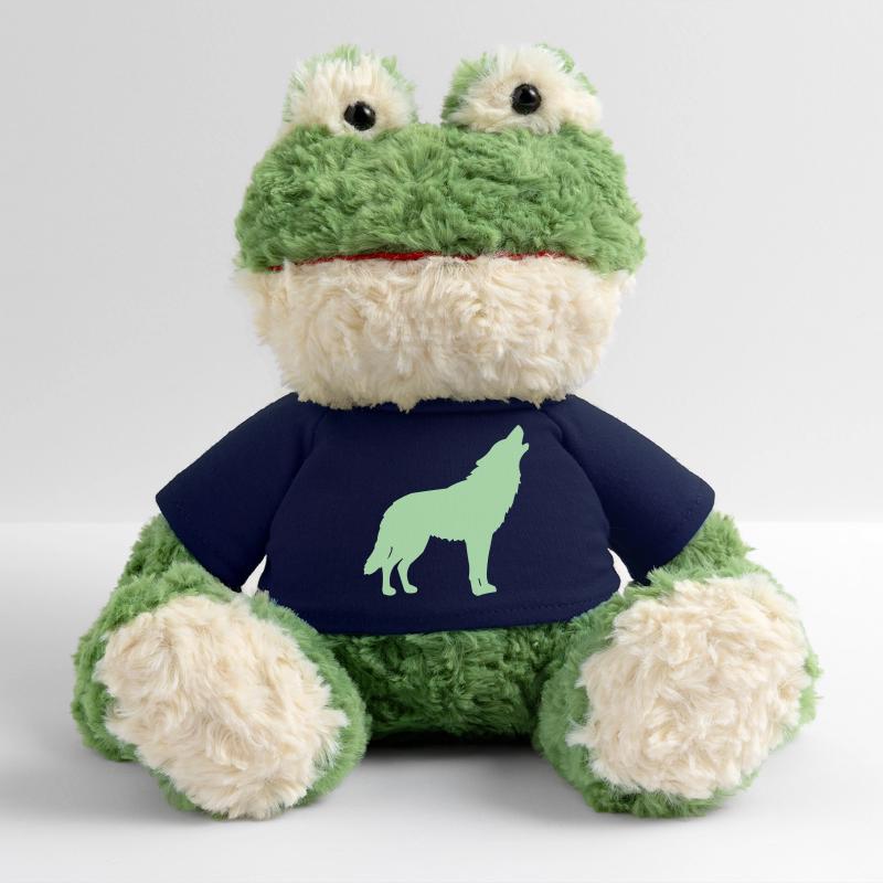 Wolf Silhouette Neon Green MiniFeet® Frog Torge