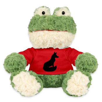 Fox Red Fox Wild Animal Silhouette Outline Cool - MiniFeet® Frog Torge - red - Front