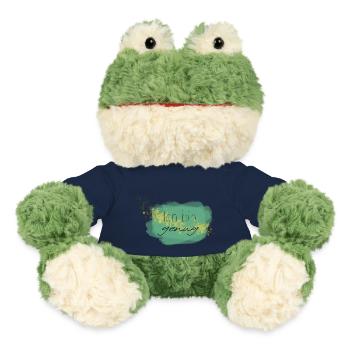 Affirmation "Ich bin genug" - MiniFeet® Frosch Torge - French Navy - Vorne