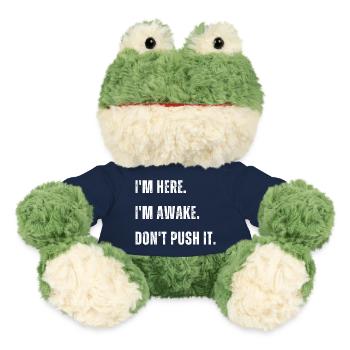 Im Here Im Awake Dont Push It - MiniFeet® Frog Torge - french navy - Front