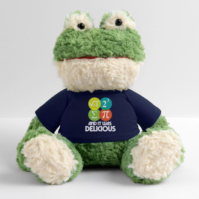 I Ate Some Pie and It Was Delicious Math Pun Pi MiniFeet® Frog Torge