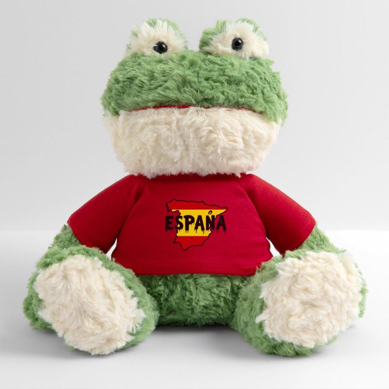 España Map with Dripping Text Design MiniFeet® Frog Torge