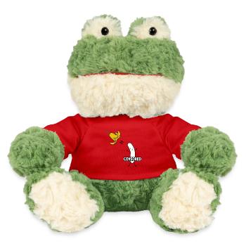 STRIPTEASE BANANA LUSTIGE COMIC - MiniFeet® Frosch Torge - Rot - Vorne