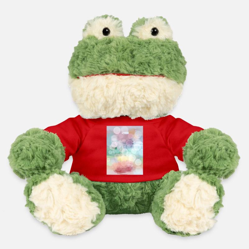Chakras Pastel Design Abstract Delicate Pastel Color - MiniFeet® Frog Torge - red