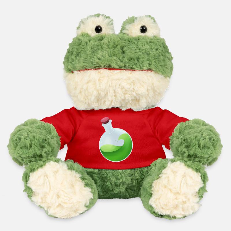 Potion verte - Grenouille Torge MiniFeet® - rouge