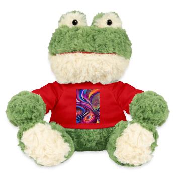Abstrakte Kunst - MiniFeet® Frosch Torge - Rot - Vorne
