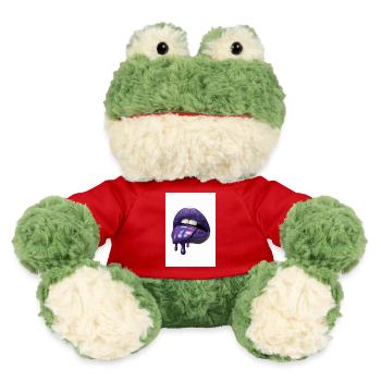 Lustig Humor Ironie Spruch Lips - MiniFeet® Frosch Torge - Rot - Vorne