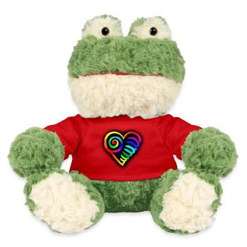 Herz Regenbogen - MiniFeet® Frosch Torge - Rot - Vorne
