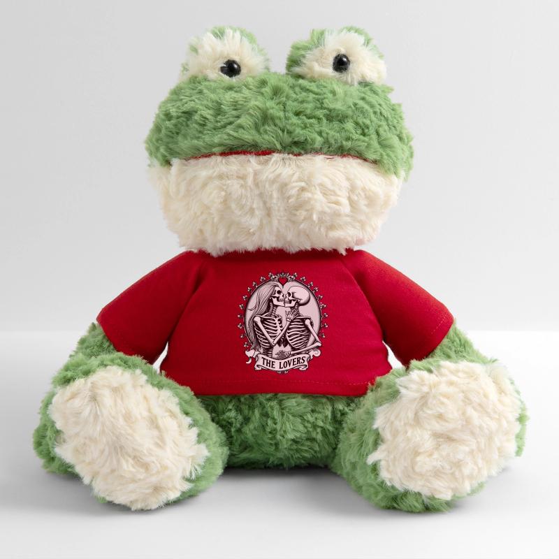 Die Liebenden: Dunkles romantisches Skelett Tarot Design MiniFeet® Frosch Torge