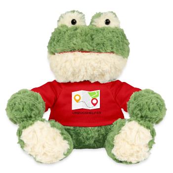 Umzugshelfer - großes Dankeschön! - MiniFeet® Frosch Torge - Rot - Vorne
