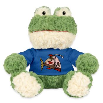 Fisch - MiniFeet® Frosch Torge - Königsblau - Vorne