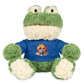 Cookie Bücherwurm - MiniFeet® Frosch Torge - Königsblau - Vorne