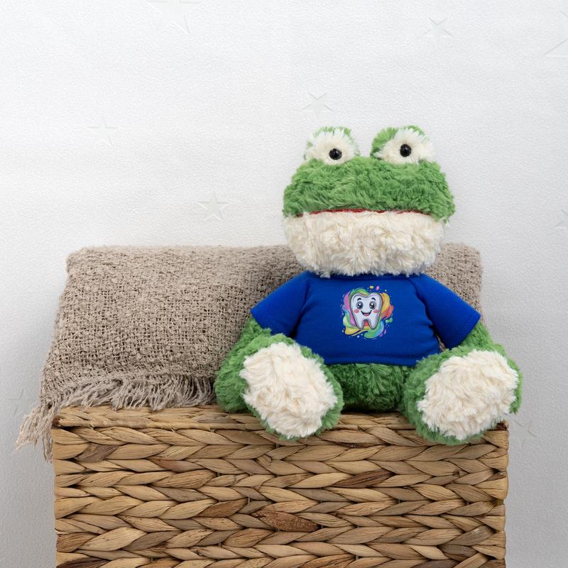 Une éclaboussure de couleur joyeuse pour les dents Grenouille Torge MiniFeet®
