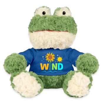 Wind turbine, wind energy, wind power - MiniFeet® Frog Torge - royal blue - Front