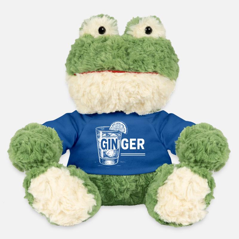 Ginger: Perfect gift idea for redheads! - MiniFeet® Frog Torge - royal blue