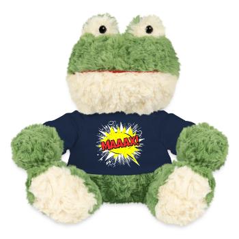 Max Name Funny Speech Bubble Maaax! - MiniFeet® Frog Torge - french navy - Front