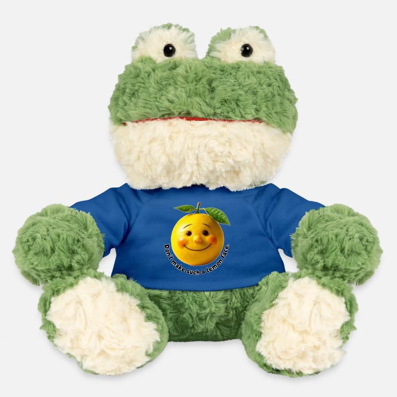Lemon with sweet smile - MiniFeet® Frog Torge - royal blue