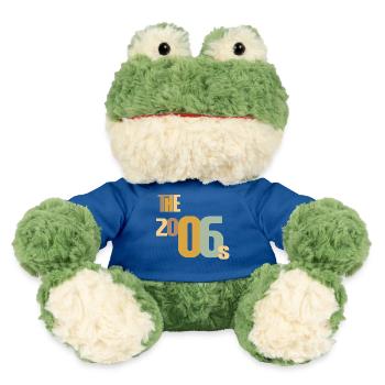Vintage Année 2006 Anniversaire 20 ans Idée Cadeau - Grenouille Torge MiniFeet® - bleu roi - Devant