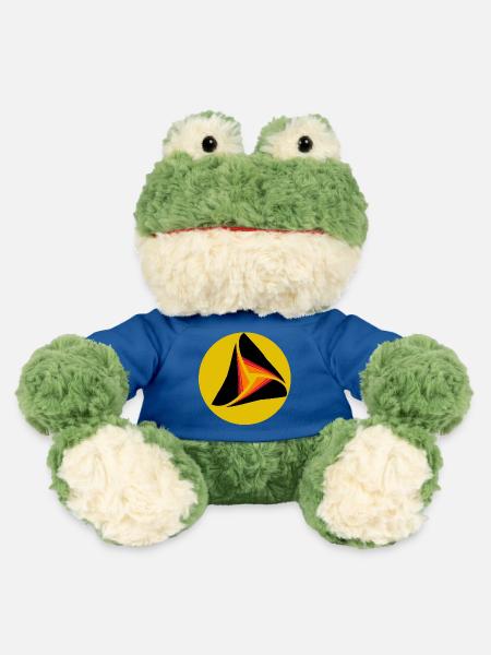 Beachvolleyball, Strand und Sonne - MiniFeet® Frosch Torge - Königsblau