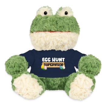 Eiersuch-Leiter Lustiger Osterhumor Erwachsene - MiniFeet® Frosch Torge - French Navy - Vorne