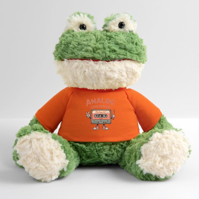 Conception de cassettes de mixtape analogiques d’enfance Grenouille Torge MiniFeet®