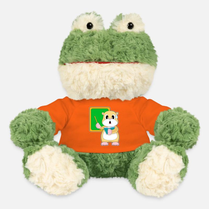 hamster professeur tableau école - Grenouille Torge MiniFeet® - orange doré