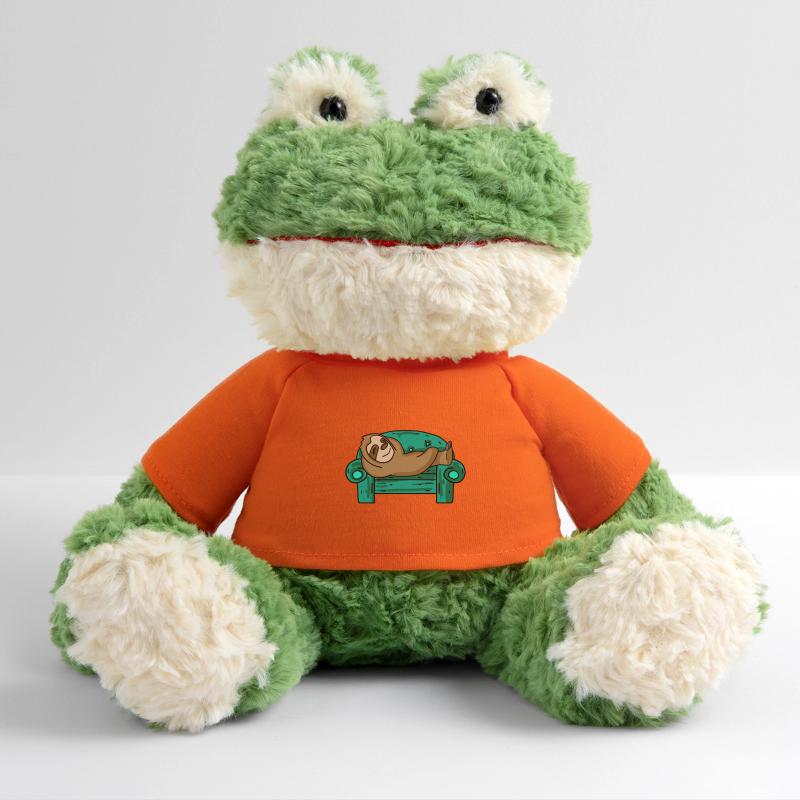 Sloth funny on sofa gift MiniFeet® Frog Torge