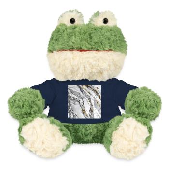 Marble Natural Stone White Gold Texture - MiniFeet® Frog Torge - french navy - Front