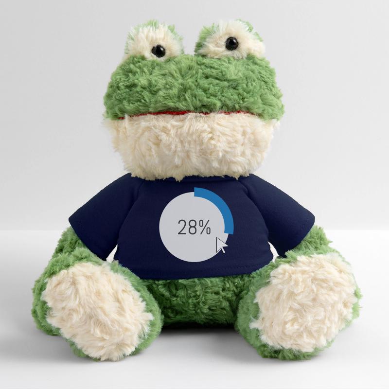 Blue Progress Ring IT Software PC Computer MiniFeet® Frog Torge