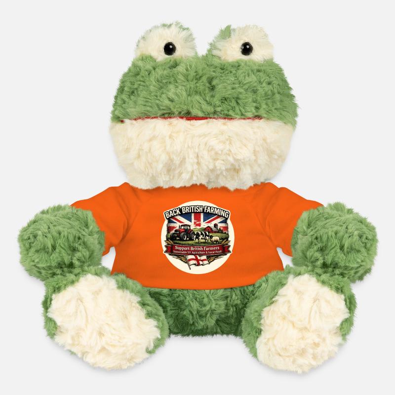 Back British Farming - MiniFeet® Frog Torge - golden orange