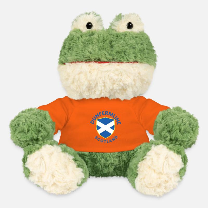 Conception du Bouclier écossais de Dunfermline - Grenouille Torge MiniFeet® - orange doré