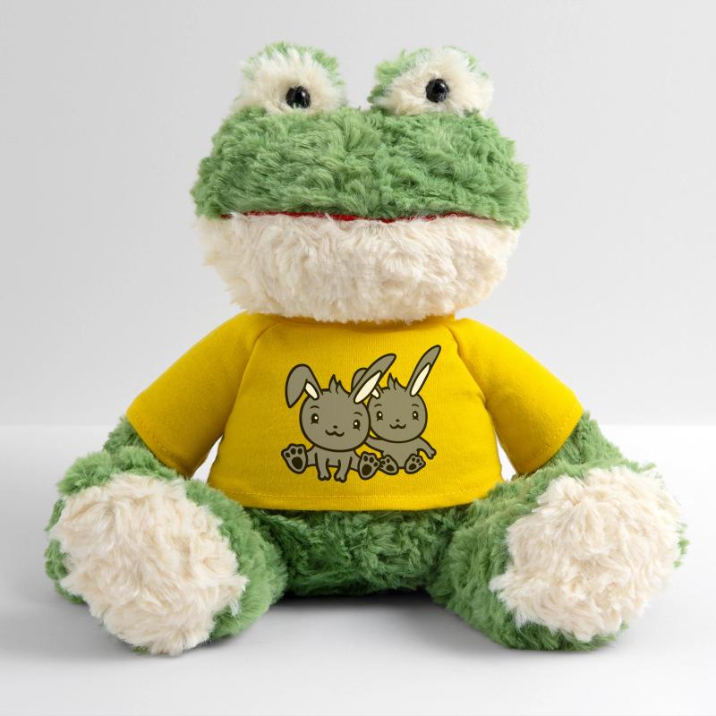2 Hasen Freunde Team Crew Paar Zwei Glückliche MiniFeet® Frosch Torge