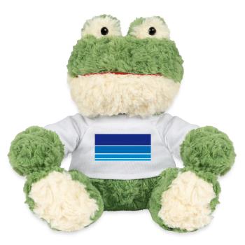 Background Blue - MiniFeet® Frog Torge - sun yellow - Front