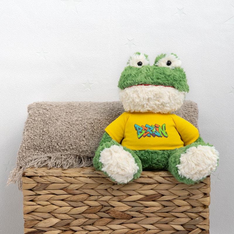 Berliner Straßen Graffiti Farbexplosion MiniFeet® Frosch Torge