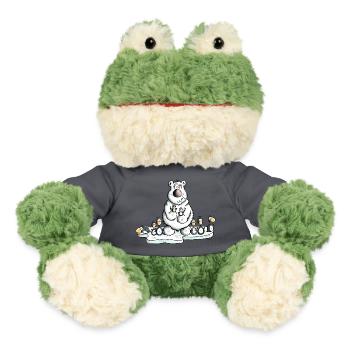 Ours Polaire avec les pingouins - Grenouille Torge MiniFeet® - jaune soleil - Devant