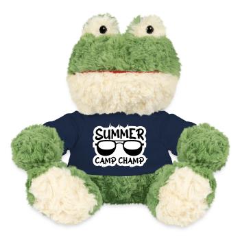 Summer Camp Champ Lustig Kinder Outdoor Abenteuer - MiniFeet® Frosch Torge - French Navy - Vorne