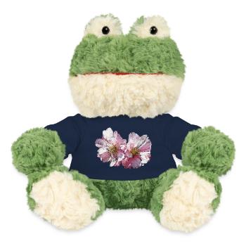 hübsche blumen fotos, japanische Kirschblüte - MiniFeet® Frosch Torge - French Navy - Vorne