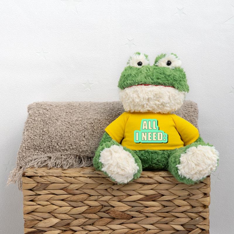 All i need is... vector graphic MiniFeet® Frosch Torge