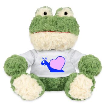Escargot Coeur Escargot Coquille Mignon Amour Romantique - Grenouille Torge MiniFeet® - jaune soleil - Devant