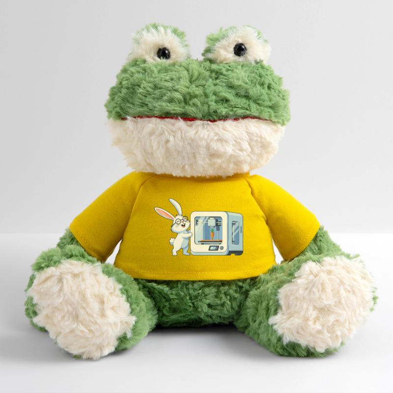 Funny Rabbit Nerd Programmeur Imprimante 3D Grenouille Torge MiniFeet®